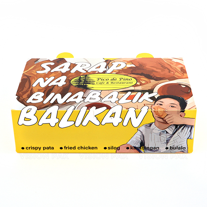 Gefrituurde kip Take Out Papieren Dozen - afbeelding 2