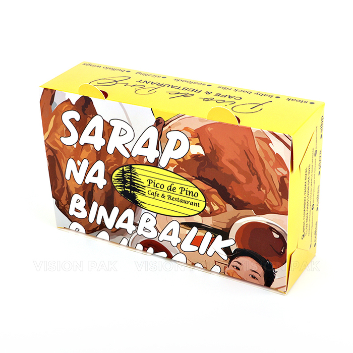 Gefrituurde kip Take Out Papieren Dozen - afbeelding 4