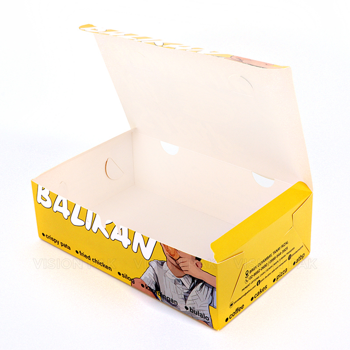 Gefrituurde kip Take Out Papieren Dozen - afbeelding 5