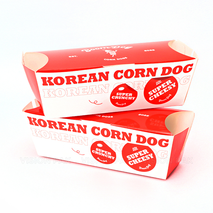 Aangepast logo Corn Dog Doos Verpakking - afbeelding 5