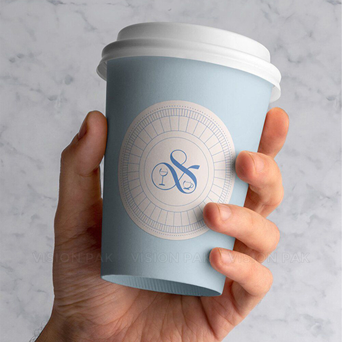 Papieren Koffie Beker Hot Drinks Single Wall - afbeelding 3