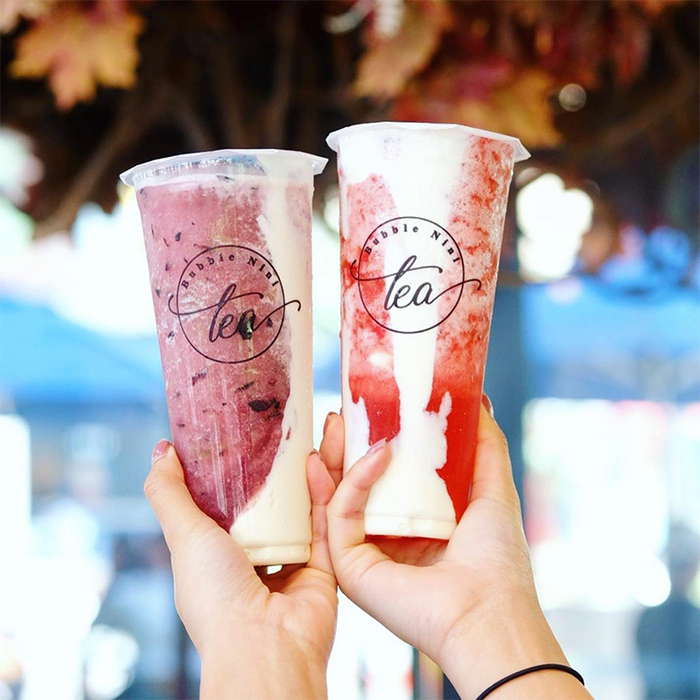 PET Plastic Bubble Tea Beker Milk Tea Beker - afbeelding 2