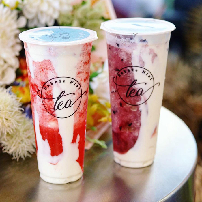 PET Plastic Bubble Tea Beker Milk Tea Beker - afbeelding 3