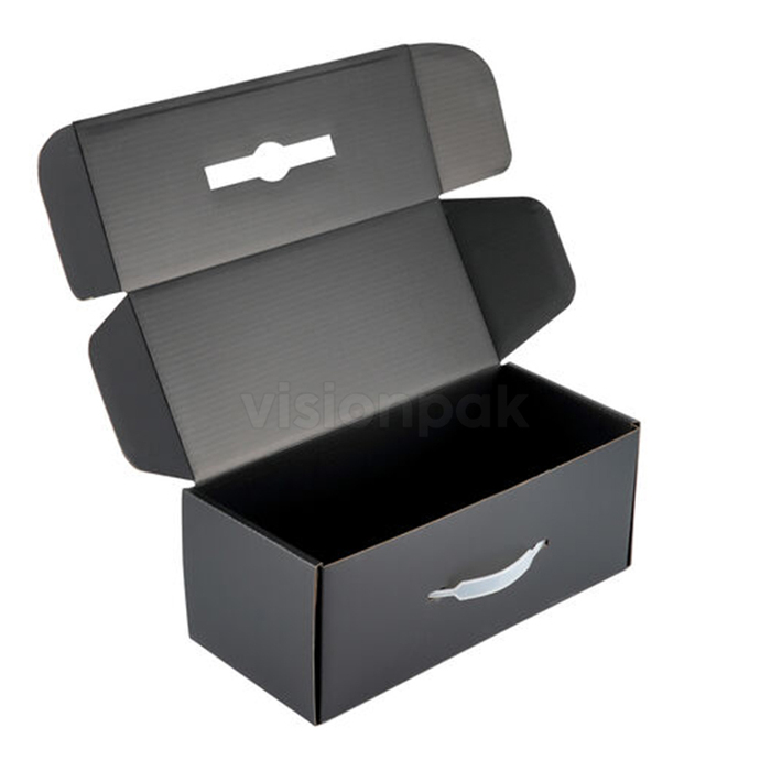 Black Verzend Doos Verpakking Aangepast logo - afbeelding 2