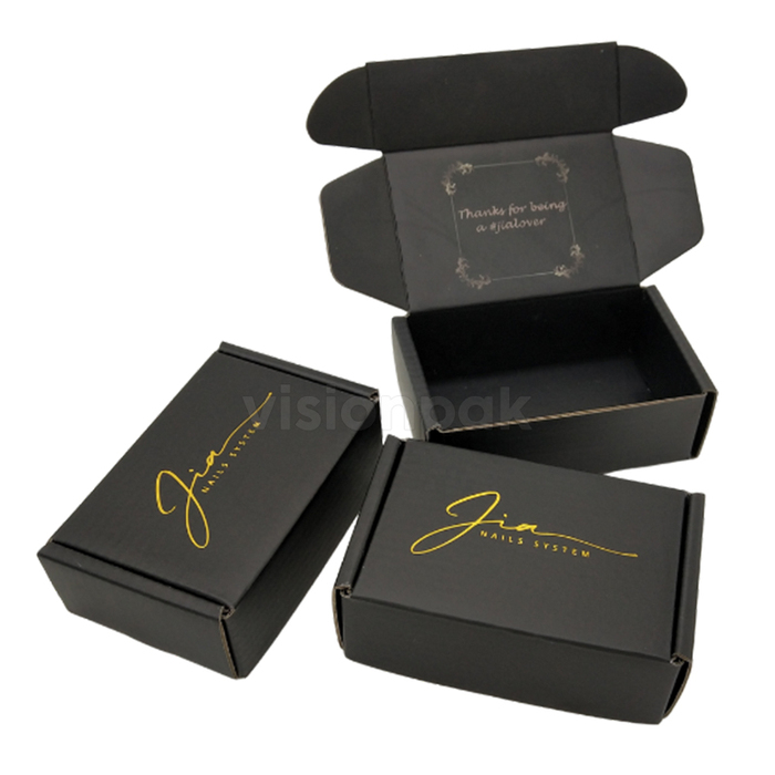 Verzend Dozen with Golden Foil / Gloss UV - afbeelding 4