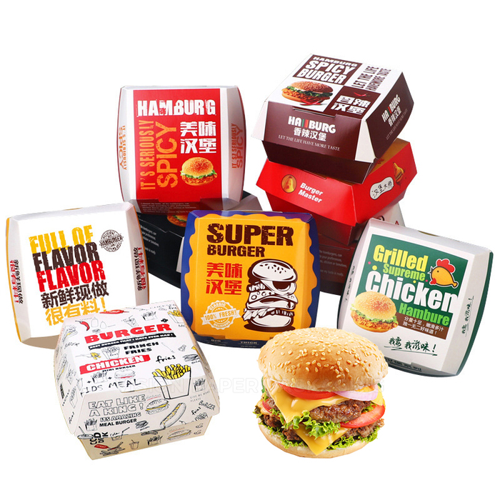 Aangepast logo Bedrukt logo Burger Dozen - afbeelding 5