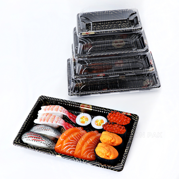 Sushi Plastic Dozen with Lid