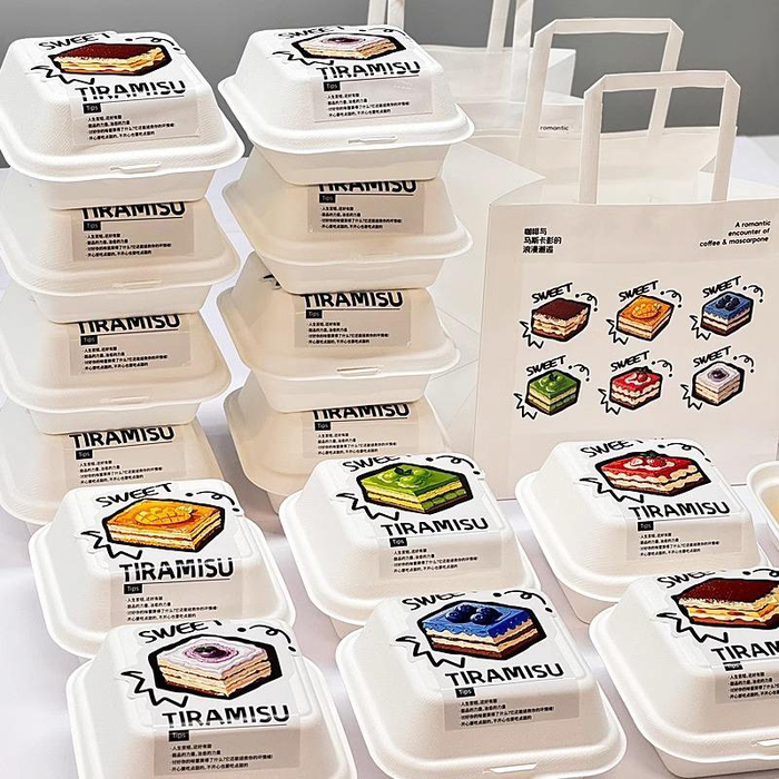Hot Selling Tiramisu Doos and Stickers