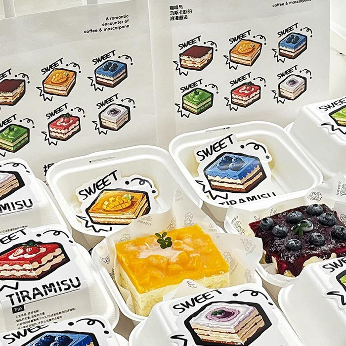 Hot Selling Tiramisu Doos and Stickers - afbeelding 3