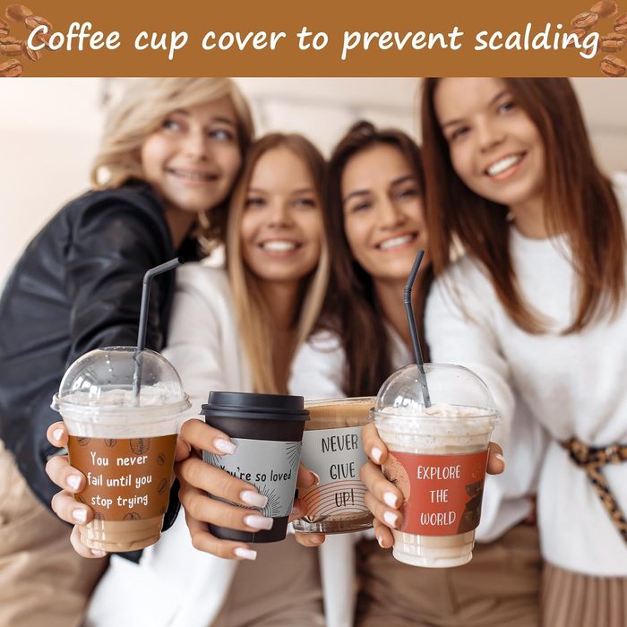 Disposable Koffie Beker Sleeves - afbeelding 5