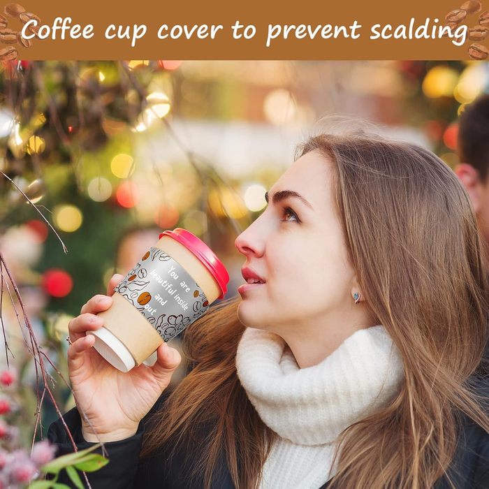 Disposable Koffie Beker Sleeves - afbeelding 7